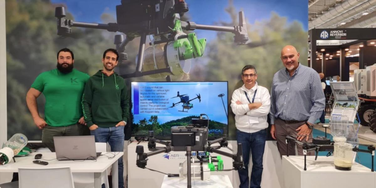 Aermatica 3D e Koppert Italia all'EIMA 2022 a Bologna